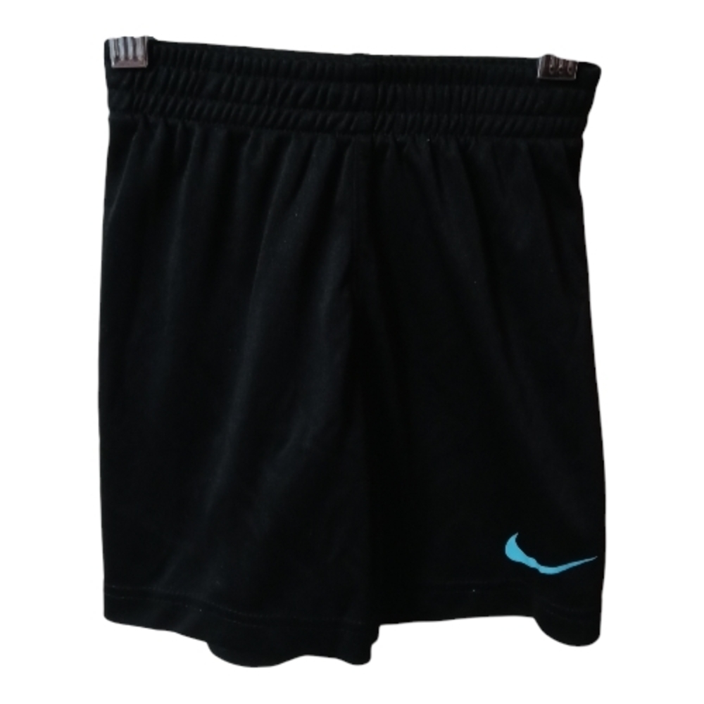 M8) Nike Dri-FIT Boys Athletic Shorts Black Size 4 Elastic Waist